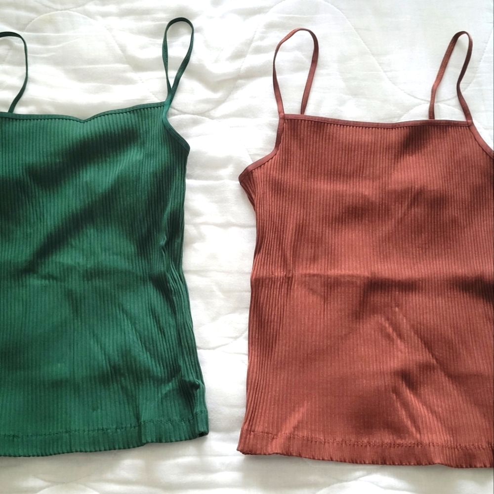 Wilfred ribbed tank tops